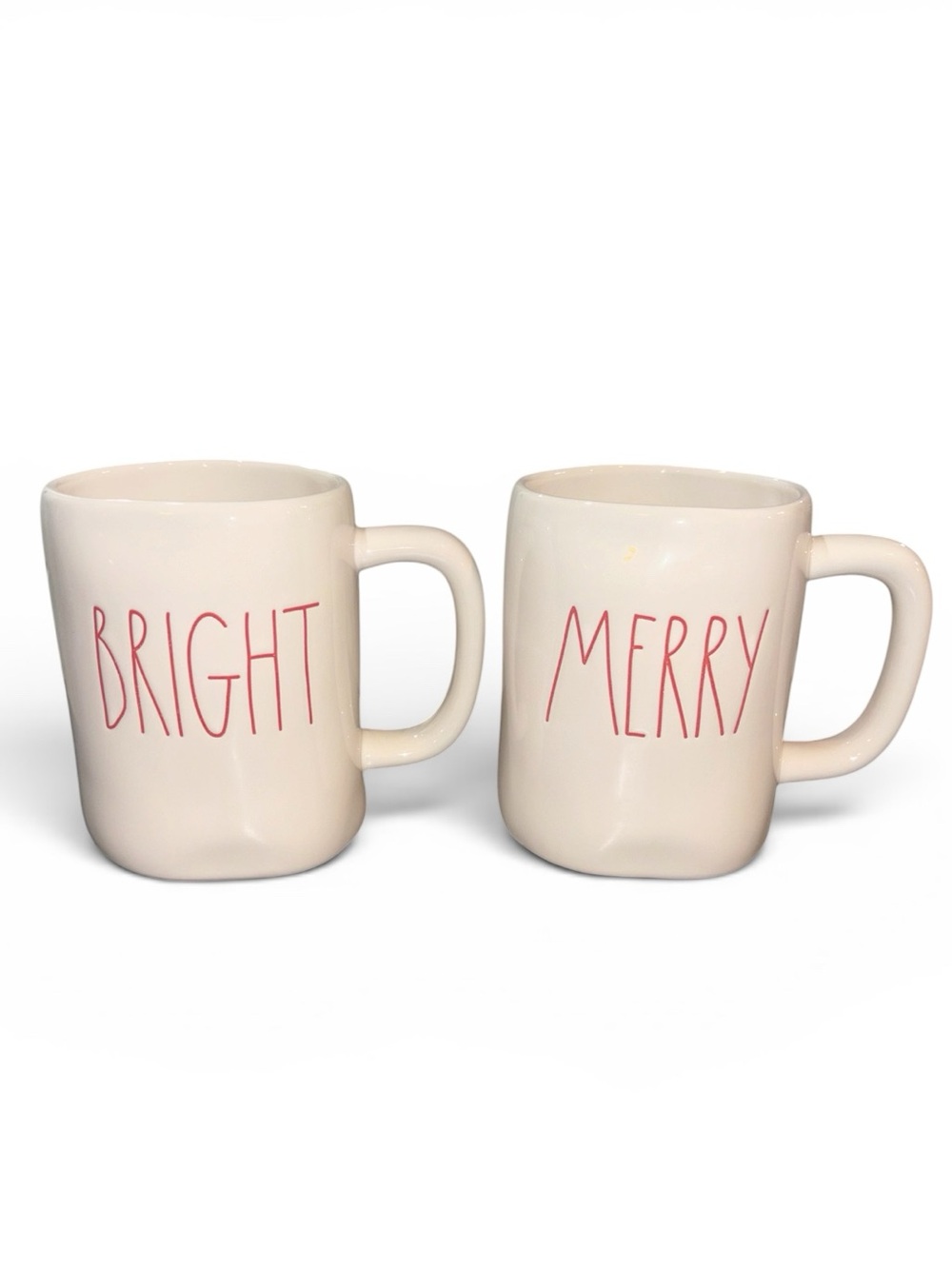 Rae Dunn Merry and Bright Mugs - Set of 2